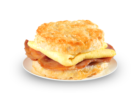 Country Ham Egg Biscuit